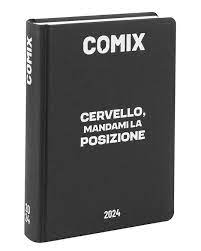 484fe4bfcd1d5d4be0ec6ae00981b0e3 AGENDA COMIX 16 MESI STD BLACK&WHITE CERVELLO - immagine 1