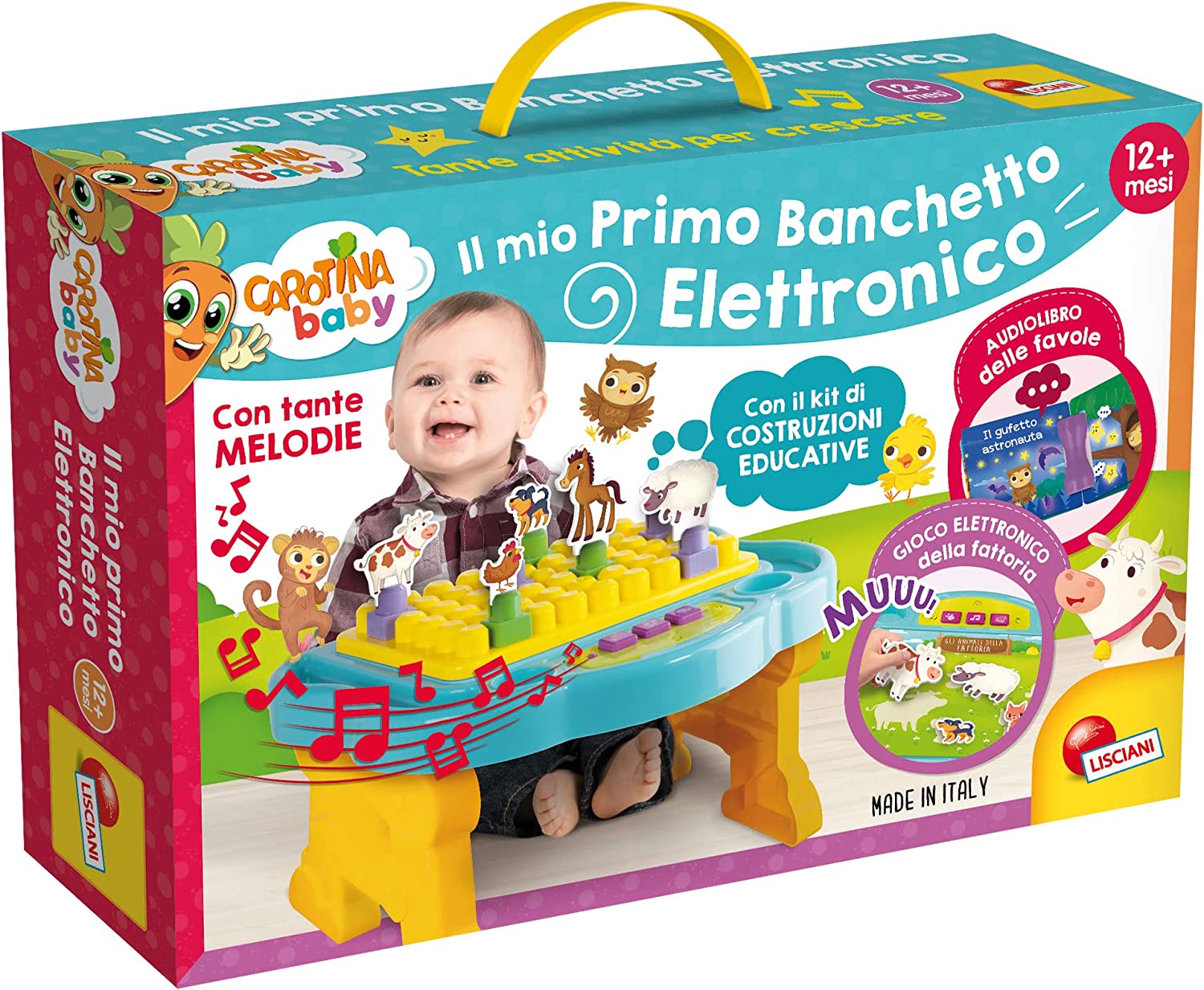 494414a20935360511b8f30da1b84d57 Carotina Baby Banchetto Elettronico Consolle Educativa - immagine 1