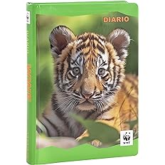 49587c8c39da154c0fa90d7b29e1ae38 DIARIO 12MM STD TIGRE WWF FOTOGRAFICO - immagine 1