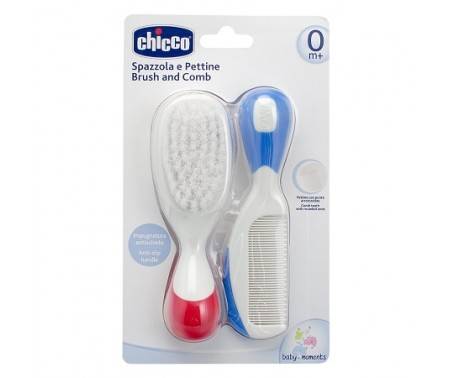 4a91705f64df188eddf6666285ee8607 CHICCO SPAZZOLA IN NYLON E PETTINE - immagine 1