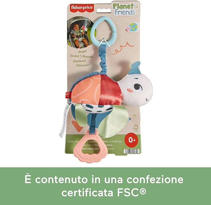 4bc64c74f0b15bbc8ae6bdd0333ecc5d Fisher Price Tartarughina Sempre con Me - immagine 1