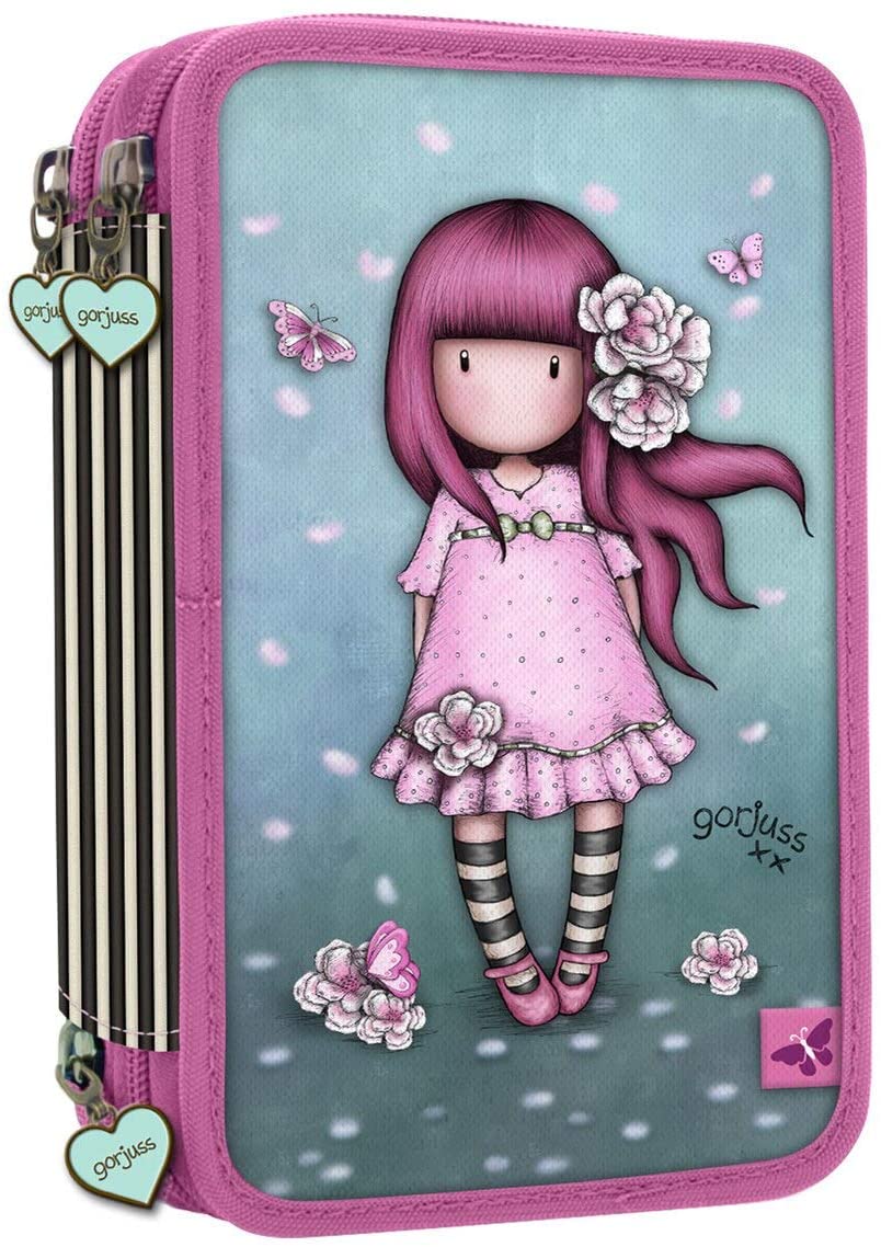 4d1aa7f7d57620ab02a3f5d06e4b5a6b Gorjuss - Astuccio 3 Zip Cherry Blossom - immagine 1