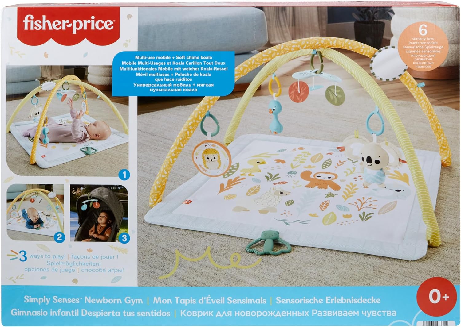 4db219bbca46d52ab55edd7d9b38c13f Fisher Price Palestrina Sensoriale 3 in 1 - immagine 1