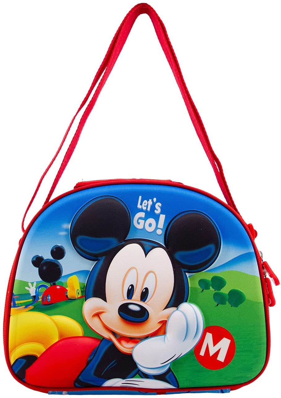 4ddd509b18b07fa9749b2d20831dd552 Borsa Pranzo 3D Mickey Let's Go - immagine 1