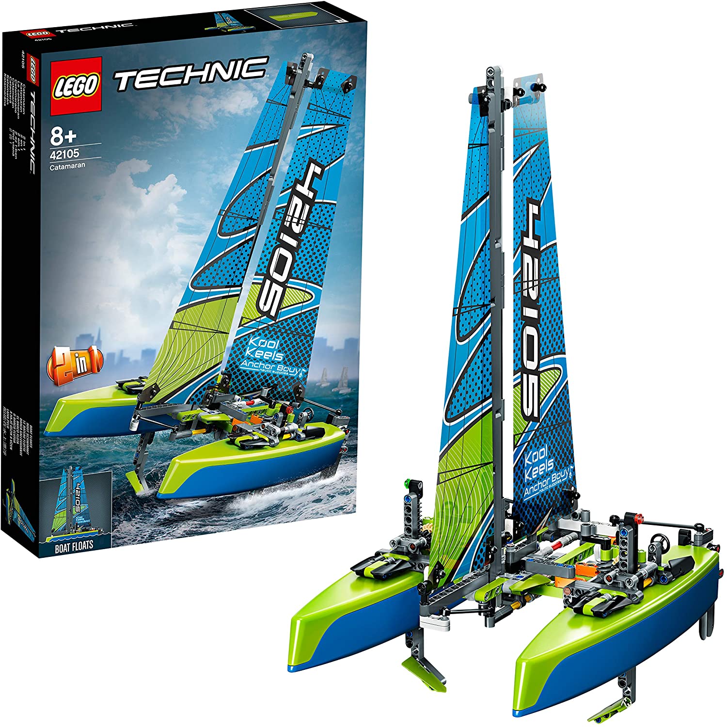 4de5dbd2c8a17fd17658459b8897ee1c Lego Technic Catamarano - immagine 1