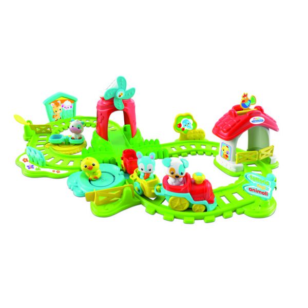 4e2d1e139ee806fd3a4c2799dbf3eecb Clementoni Playset Trenino in Fattoria - immagine 1