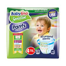 4eb940ca06356e56ad02e552976bf26d Babylino Pannolino Sensitive Mutandina Mis.4 7-13 Kg 28 pz. - immagine 1