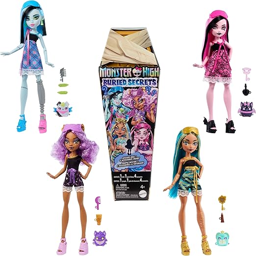 4ecd5add1871955ee1dd6798eb85fb74 Monster High Buried Secrets Serie 1 Ass - immagine 1