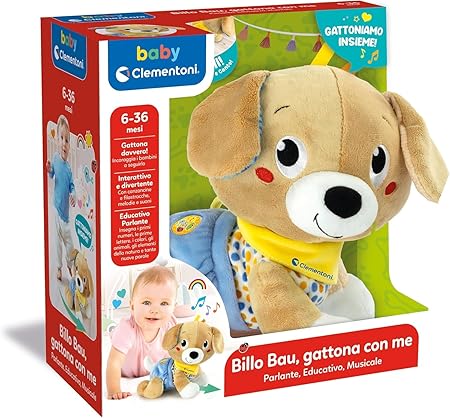 4f2b02c8a27ac655019c5935b191053a Clementoni Baby Clementoni Billo Bau Gattona Con Me - immagine 1