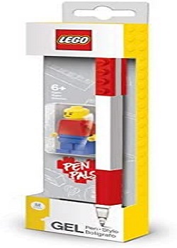 513af1e2959cdbaa441fe1625a78ca0f Lego Gel Pen - Rossa + Minifigure - immagine 1