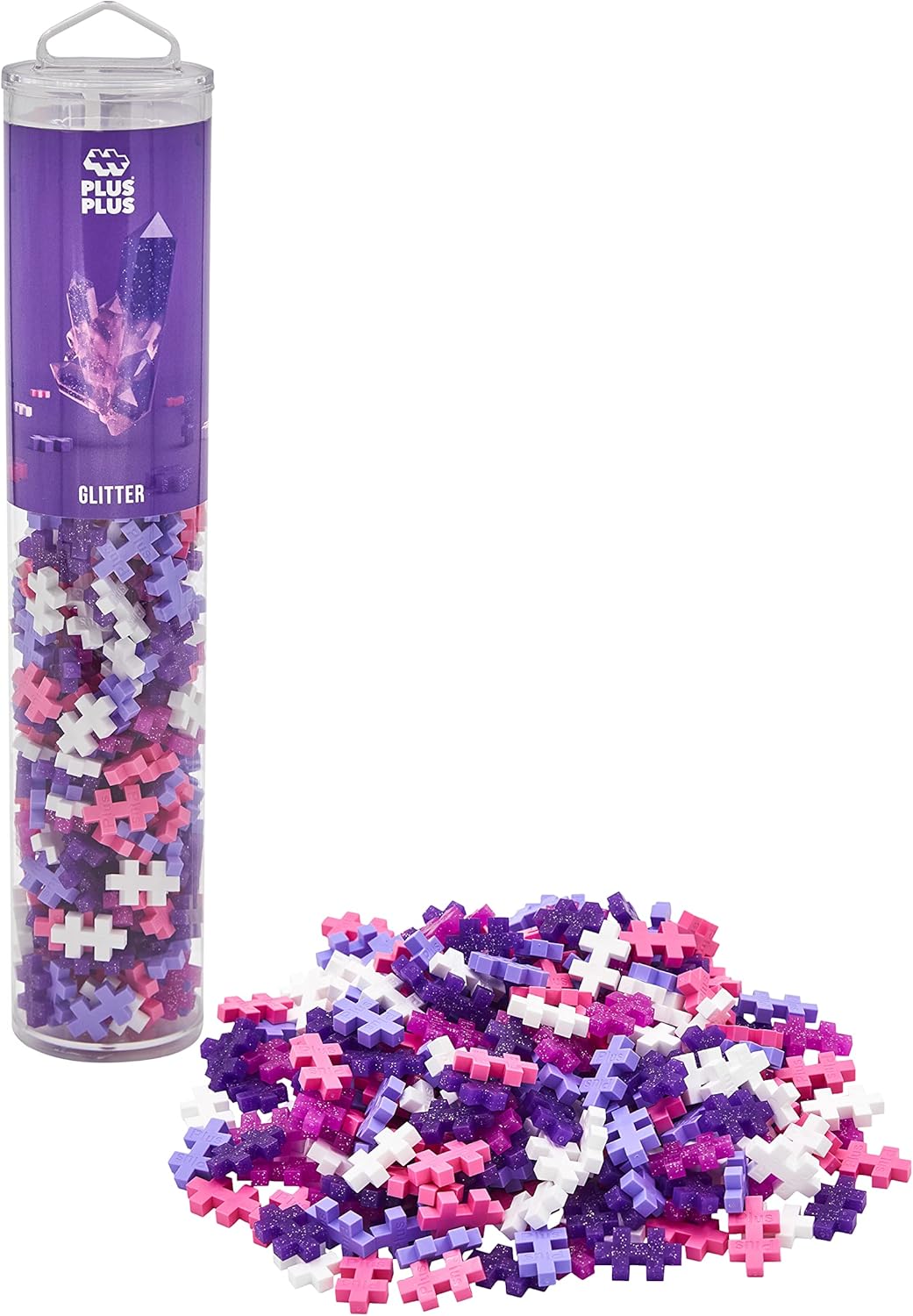 514114f1a930657ce3214c42d50fe1d7 Plus Plus Tubo Glitter 240 Pz. - immagine 1