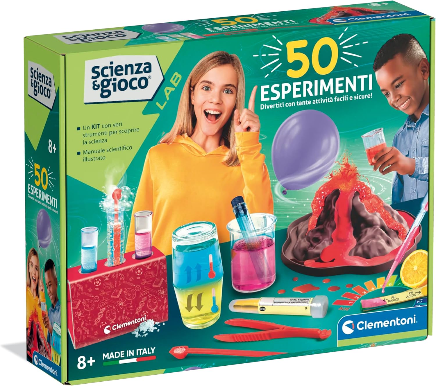 51d8befae7cf2c388476ff6f06710cd9 Clementoni I Migliori 50 Esperimenti - immagine 1