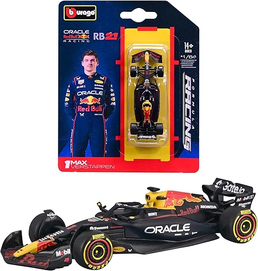 51e966608b5871c6ed2c894eac62e7c1 F1 RedBull Racing RB21 2025 #1 Verstappen 1:64 Blister - immagine 1