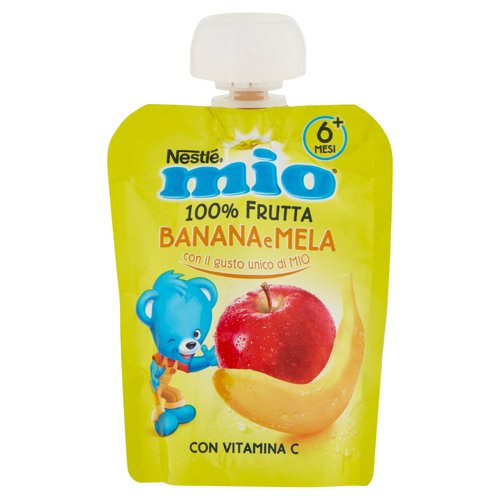 51fb32d052538654d260cb3c24a88c20 Mio Pouch Frutta gr.90 - Mela e Banana - immagine 1