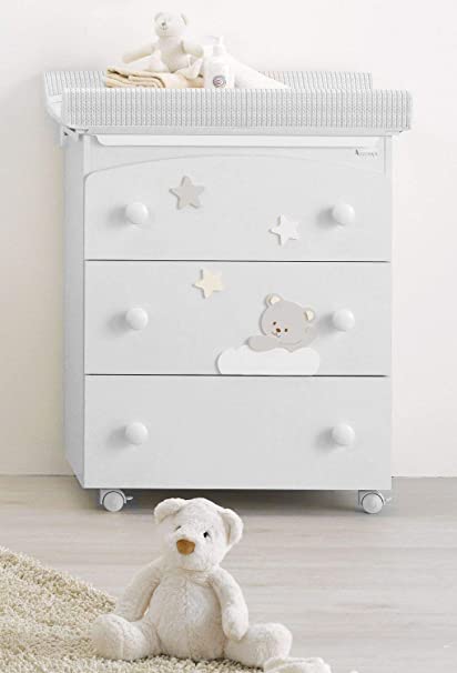 5202c7c158b76f1a052f128980ec1c3a Azzurra Bagnetto con Fasciatoio Mars Bianco - immagine 1