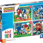Clementoni Puzzle 4 in 1 Sonic