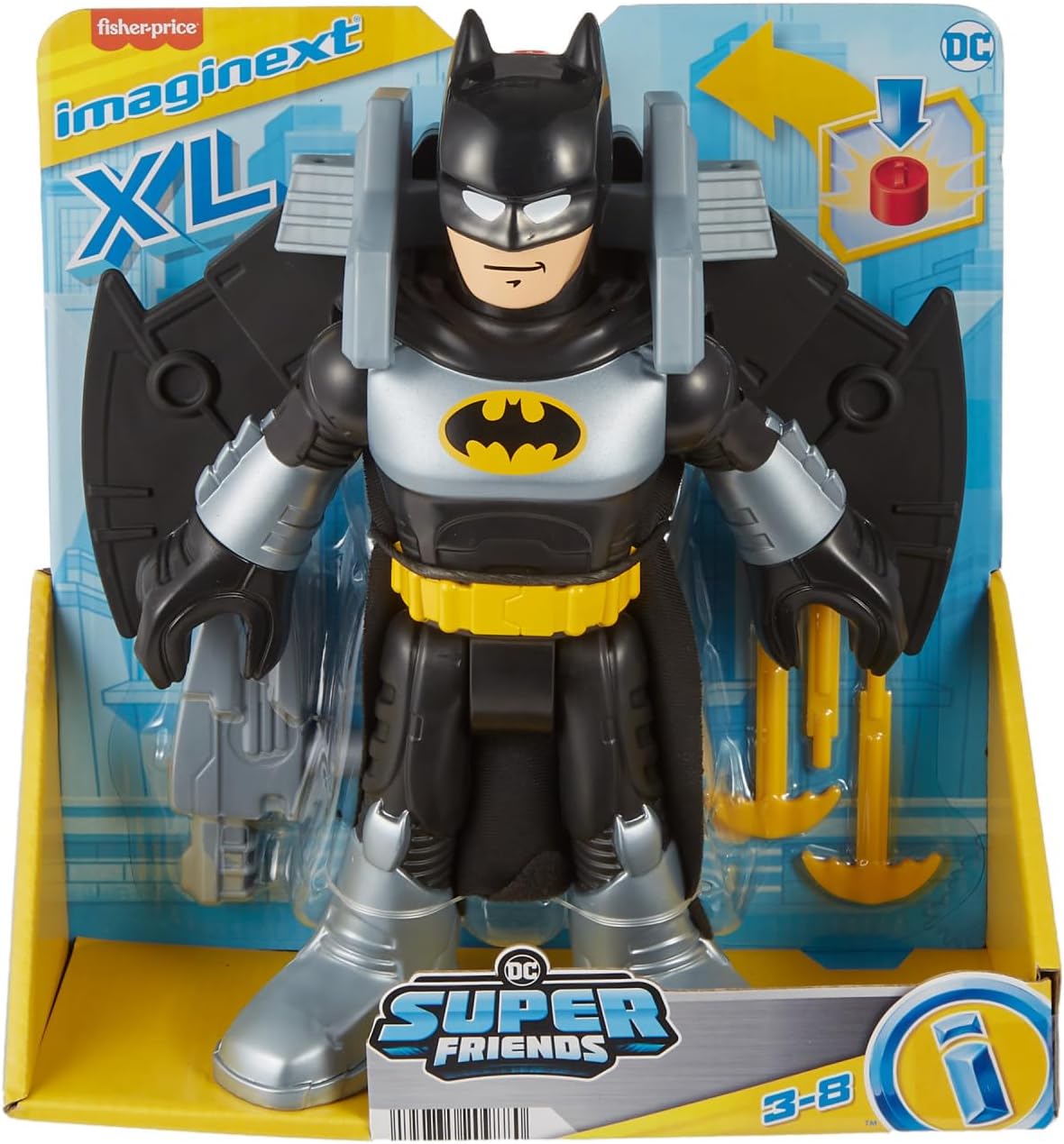 52d97ecff3a40464a00b43eb35b2d906 Fisher Price Imaginext Batman Deluxe - immagine 1
