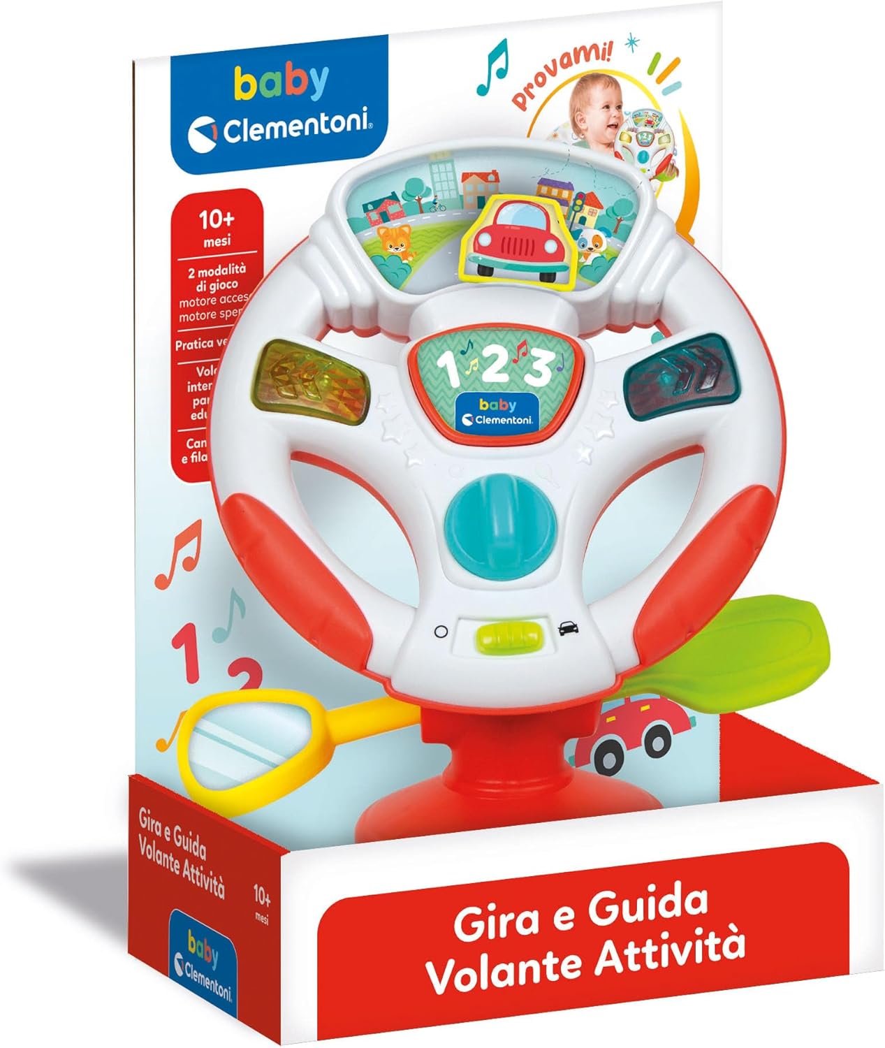 533f20ebfeb29c2180c3610c597ded87 Clementoni Gira e Guida Volante Attività - immagine 1