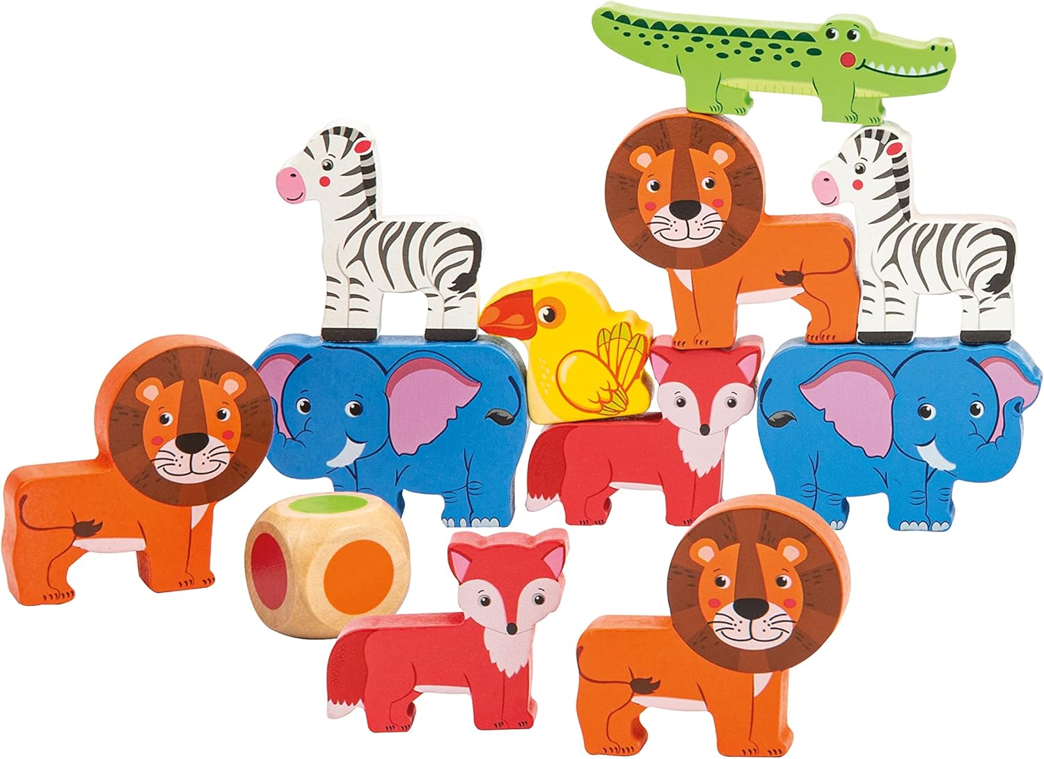 534dded4be5ca3fa95ba7c35071e06e4 Sevi Animali impilabili (19 pz.) - immagine 1