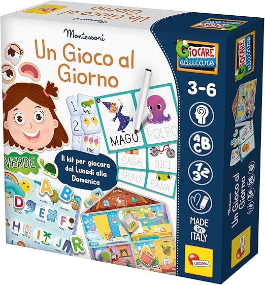 535d6d56d8e218f49c4c15f464c610cb Lisciani Montessori Un Gioco al Giorno - immagine 1