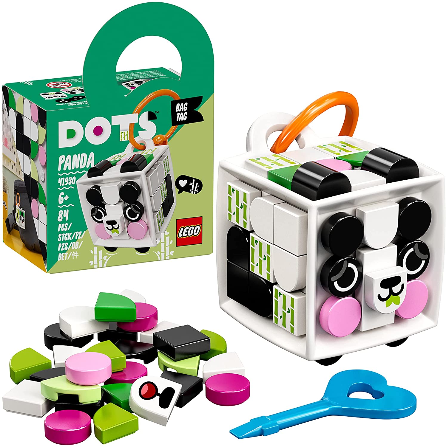 53c9514008b598a38443655aea800658 Lego Dots BAG TAG - Panda - immagine 1