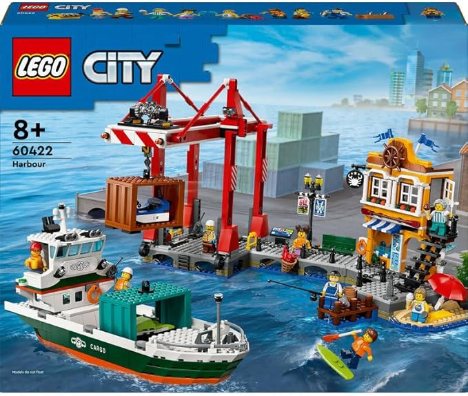 542f0c3f291f00ad1514fc8fed07b505 Lego My City Porto e nave merci - immagine 1