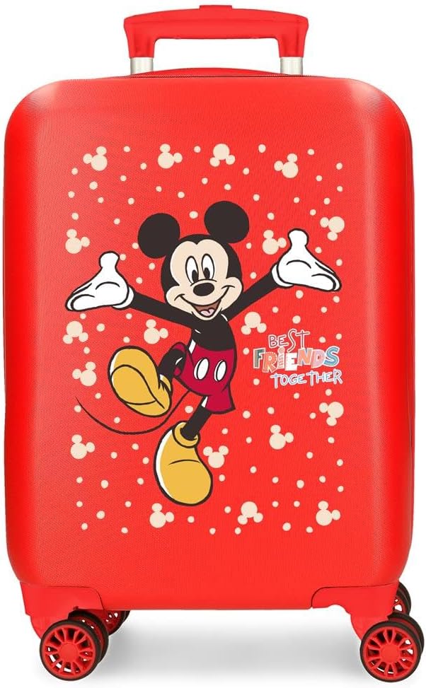 54b8024b6d81683aae9ec8aedd00897c Trolley Rigido ABS 50cm 4 ruote Mickey Best Friends Together - immagine 1
