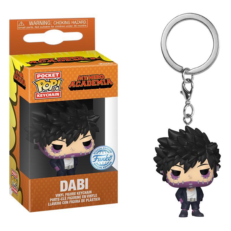 54f636b1926d658f9e65e03f6222d902 FUNKO POP Keychain: MHA- Dabi (Hideout) - immagine 1