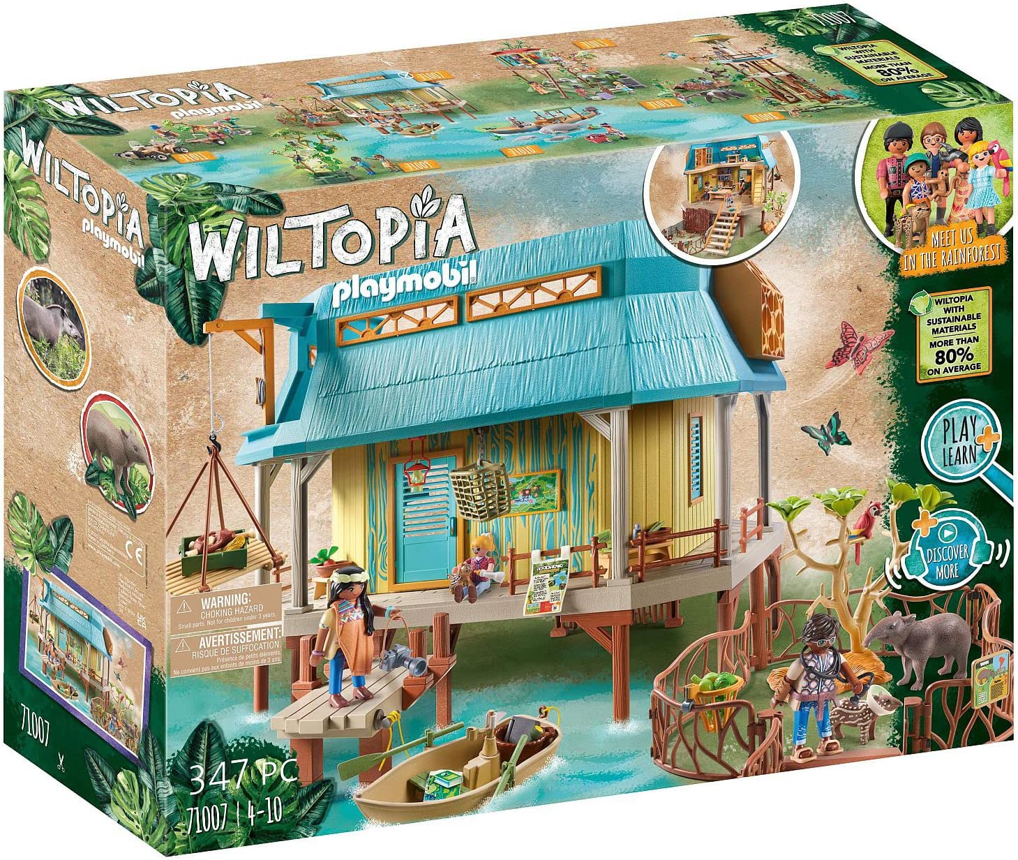 55ad1cb8c355b62728f9ca4026a3eaaa *PLAYMOBIL WILTOPIA - CENTRO PER L'ASSISTENZA DEGLI ANIMALI DELL'AMAZZONIA - immagine 1