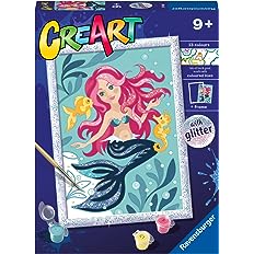 55ad35503e1334f649938f1d10614718 Ravensburger CreArt Serie D - Sirenetta - immagine 1