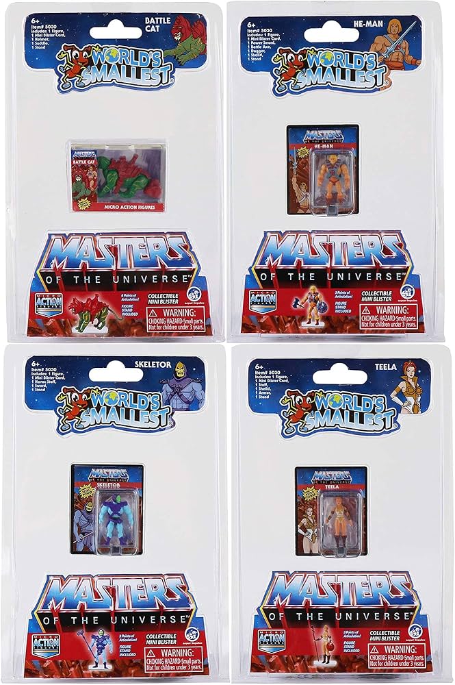 569f8c29fd83f3e875baaa1733942d7b WORLD'S SMALLEST MICRO FIGURES MASTERS OF THE UNIVERSE - immagine 1