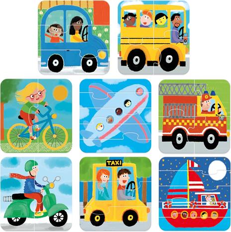 57015f868def96217478e1421dcf66c1 Headu 8 Progressive Puzzle Vehicles - immagine 1