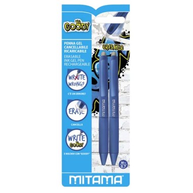 57a45727554ff464ca6f82d68ef4ae18 PENNA CANCELLABILI SCATTO GOODY BLU MITAMA - immagine 1