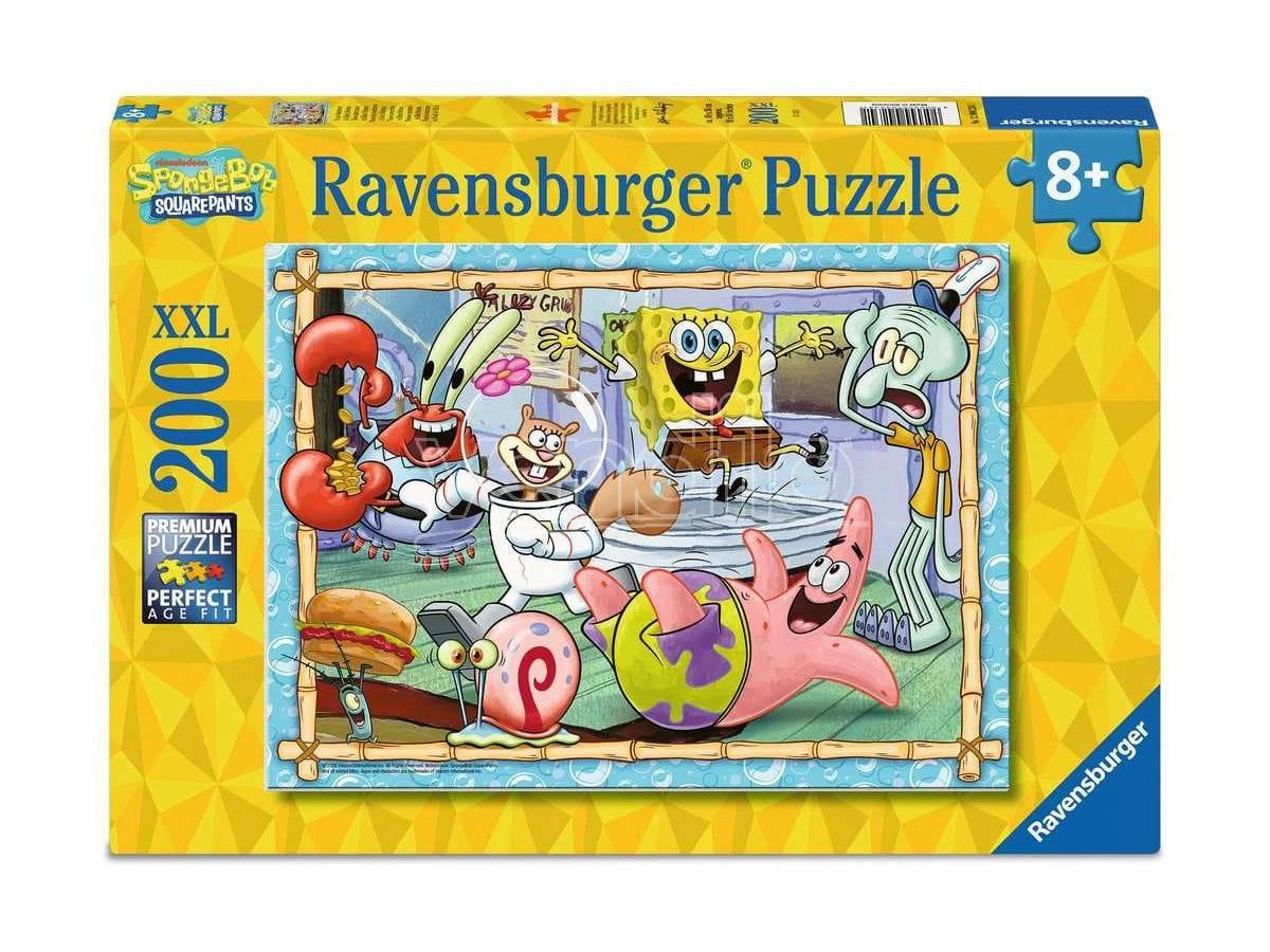 57d881f7432f91ab26ba578da7134a18 Ravensburger Puzzle 200 Pz. Spongebob - immagine 1