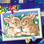 Ravensburger CreArt Serie E - Teneri coniglietti