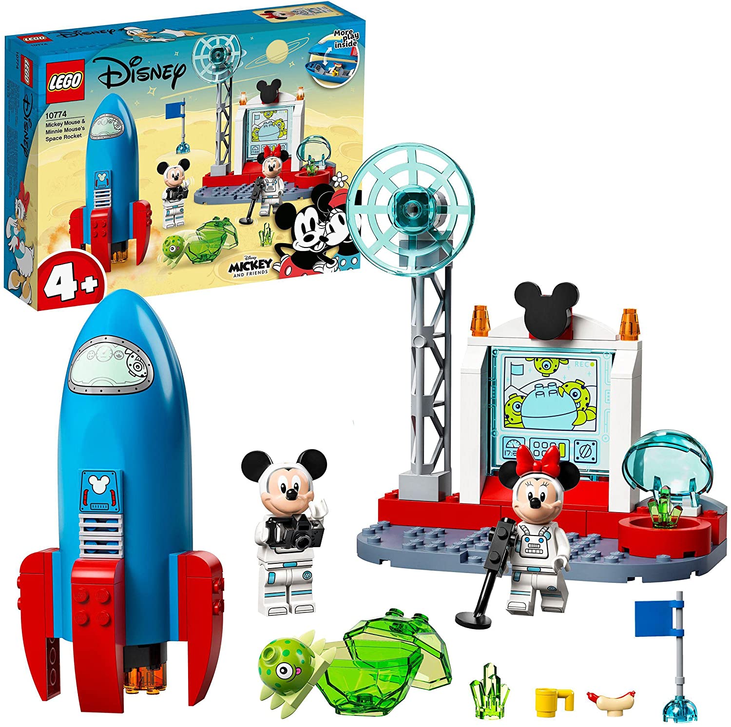 5b7429dd5d3a1122938cff39b6f2097b Lego 4+ Il razzo spaziale di Topolino e Minnie - immagine 1