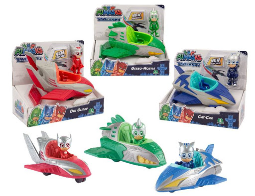 5b75cb1a0faa63d0b86acff380b97e15 Pj Masks Jet con Personaggio ass - immagine 1