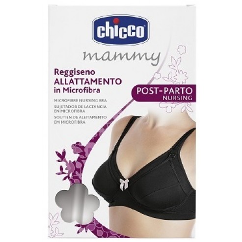 5b84eeed006435938b2c0a5c6ff3df44 CHICCO REGGISENO MICROFIBRE POSTPARTO NERO 3 D - immagine 1