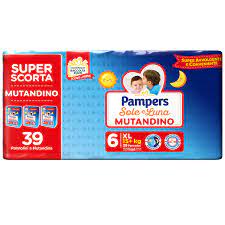 5ba87bb92858683a76aa023219b8109d Pampers Sole & Luna XL Triopack Mutandino 39 pz. - immagine 1