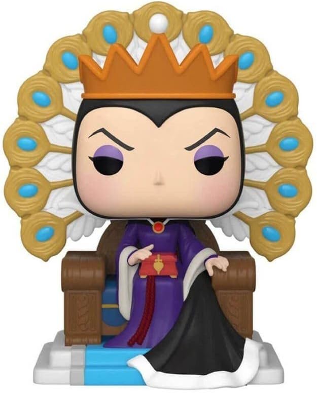 5ce0c145da04a6f5798bbaeb589c30a7 FUNKO POP Deluxe: Disney Villains- Evil Queen on Throne - immagine 1