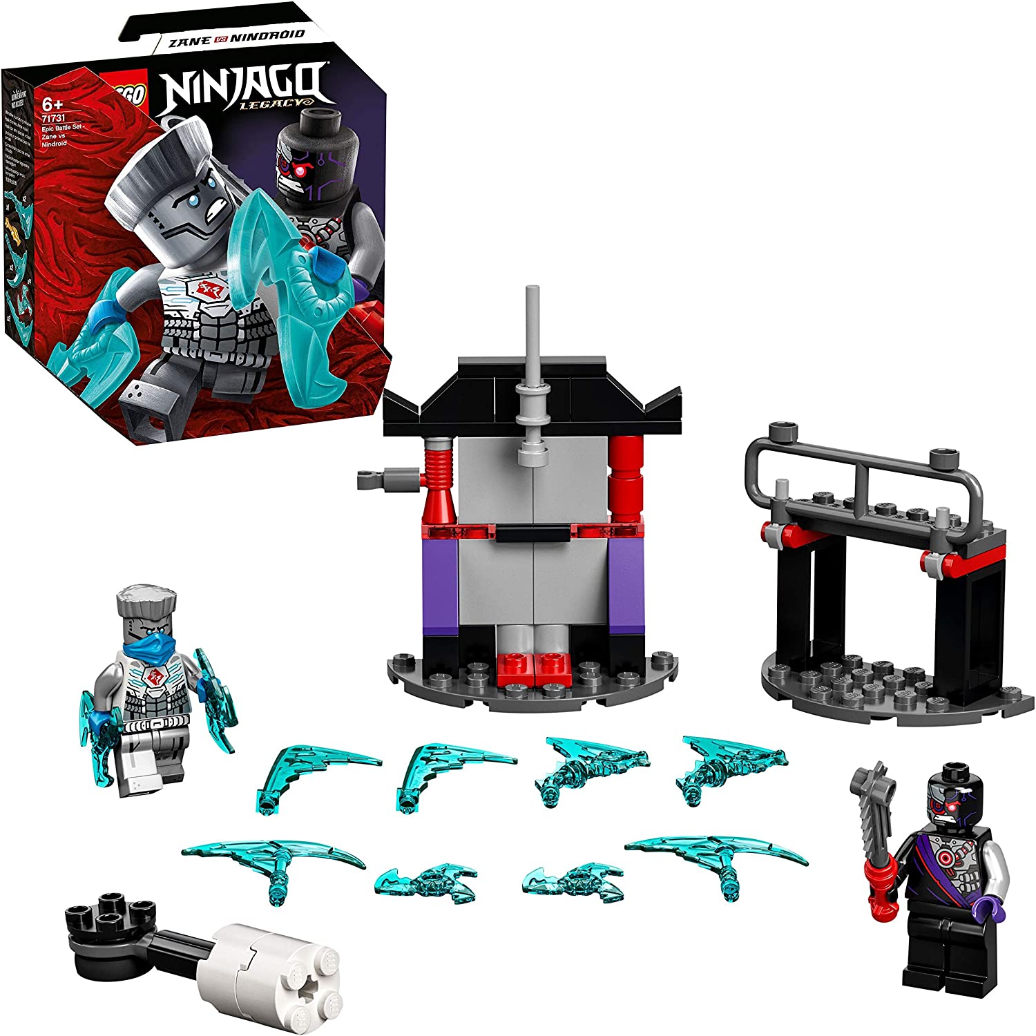 5dab01a6c3d45b542ae2610e51a3767b Lego Ninjago Battaglia epica - Zane vs Nindroid - immagine 1