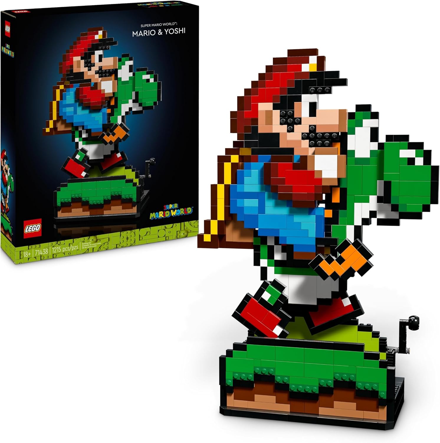 5de5f13a01d1368cd0bf87d2aef0b227 Lego Super Mario World Mario e Yoshi - immagine 1