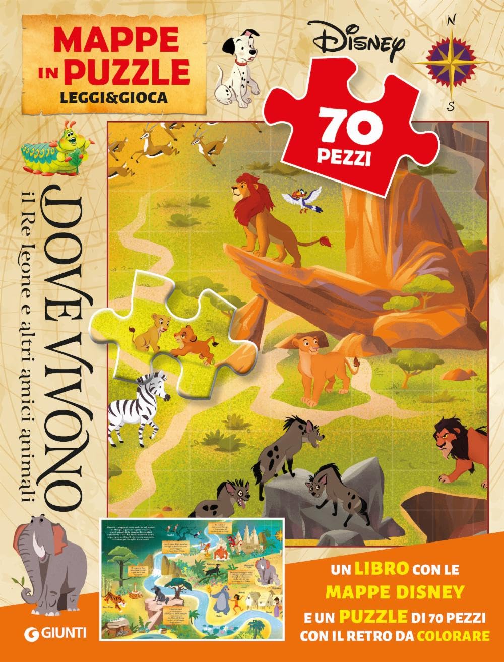 5e4bd1b62797a47c96a82c1eac1b0e69 LIBRO SUPERPUZZLE DELLE MAPPE DISNEY - immagine 1