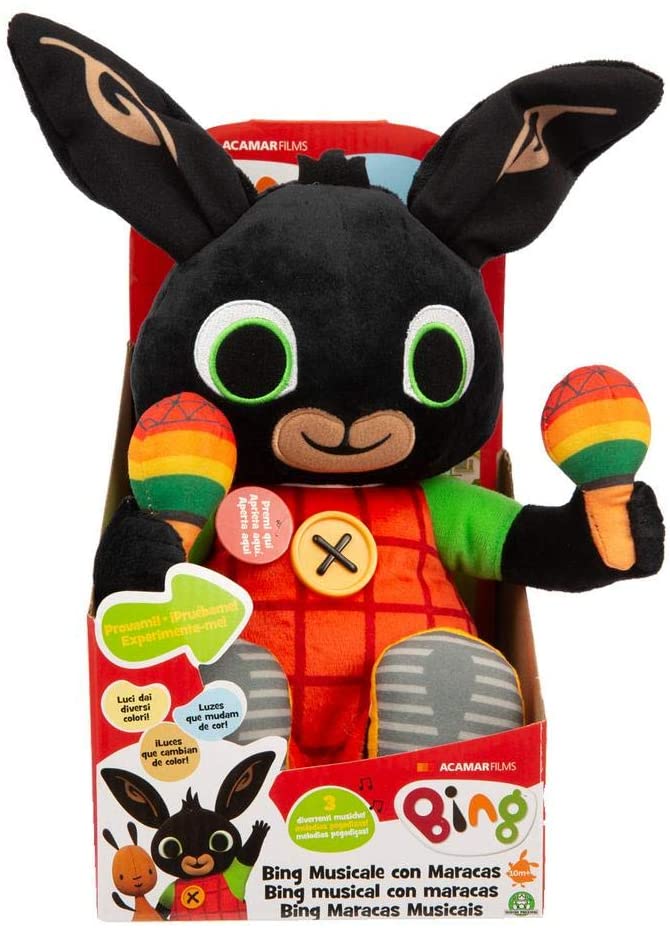 5e9322bd608fb47037fb819846d885af Peluche Bing con Maracas - immagine 1
