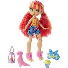 5eb6892697c6cc0e91224793cee7fbdc *Cave Club Bambola Emberly Playset Pigiama Party Preistorico - immagine 1