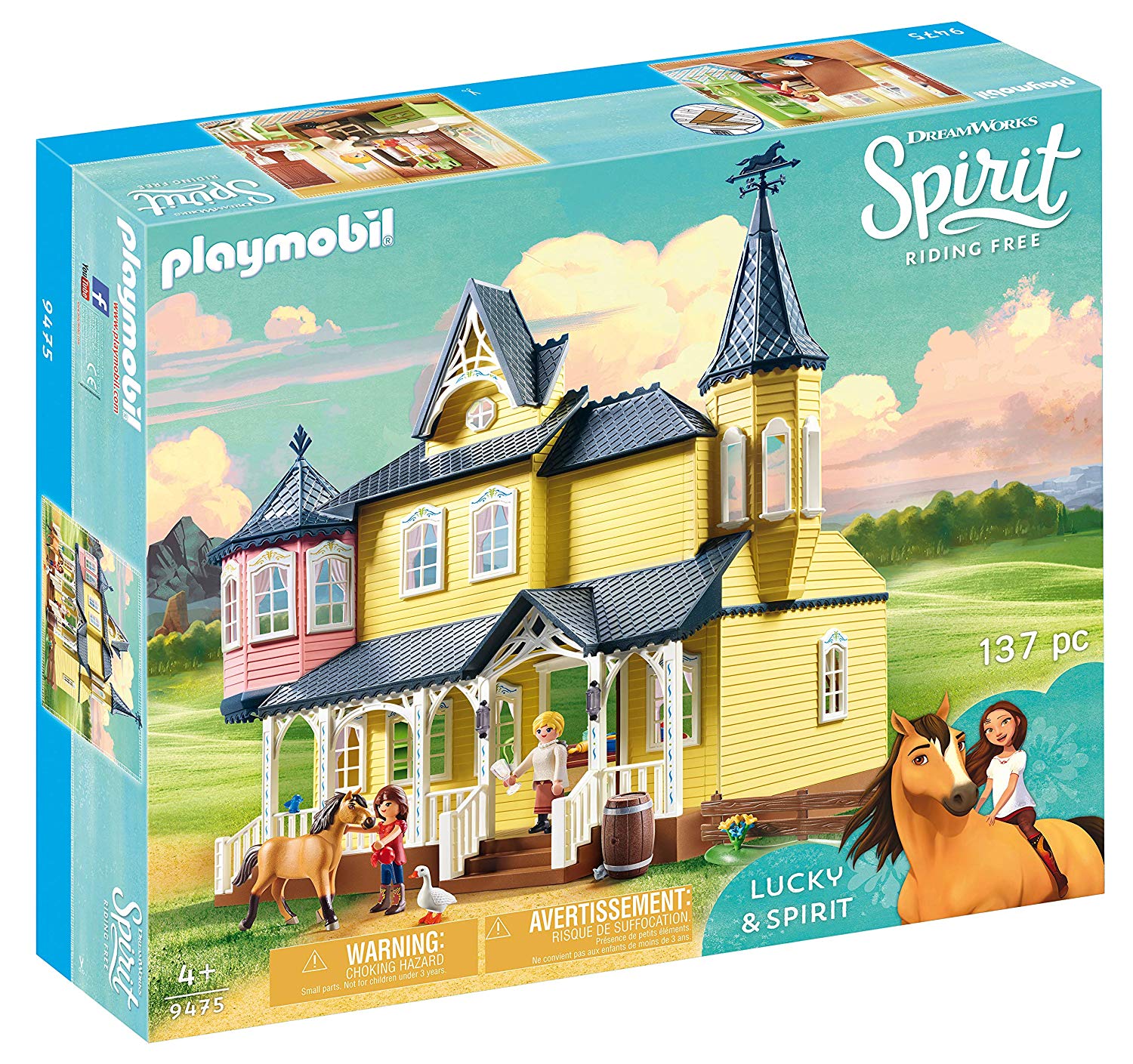 5f7e88a996c72646b46bf10ef617157e Playmobil Spirit - Casa di Lucky - immagine 1