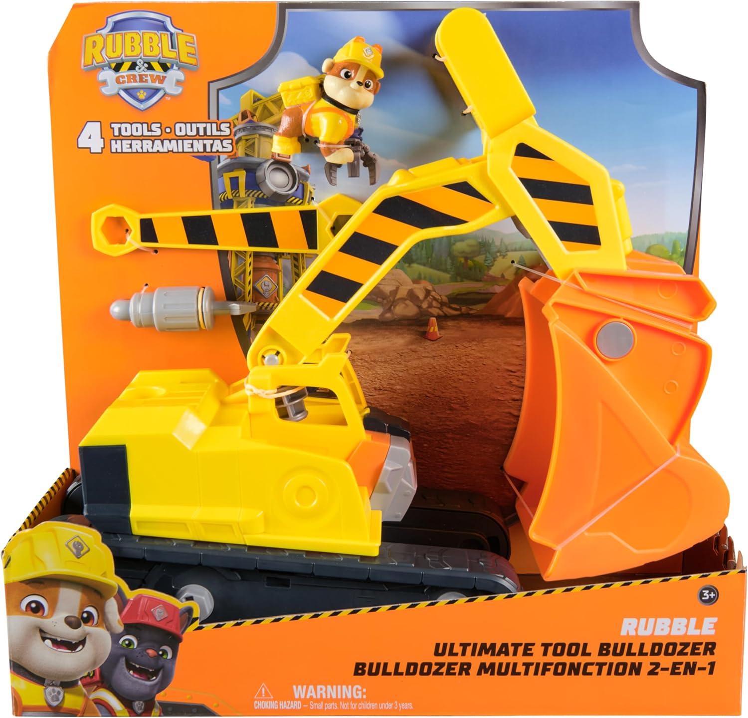 5febe71fc6849189cb8cea409b49decc Rubble & Crew - Veicolo Deluxe Rubble con Strumenti Rimovibili - immagine 1