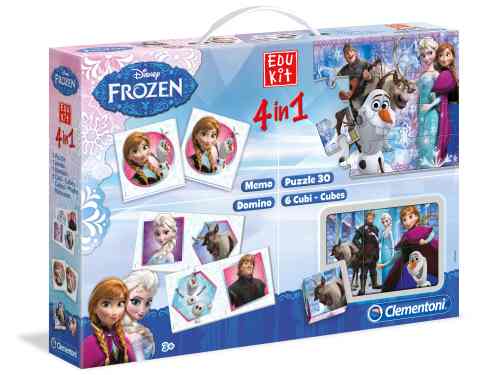 6008c33e427376aa2ebb61ee95155e19 Clementoni Edukit 4IN1 Frozen - immagine 1