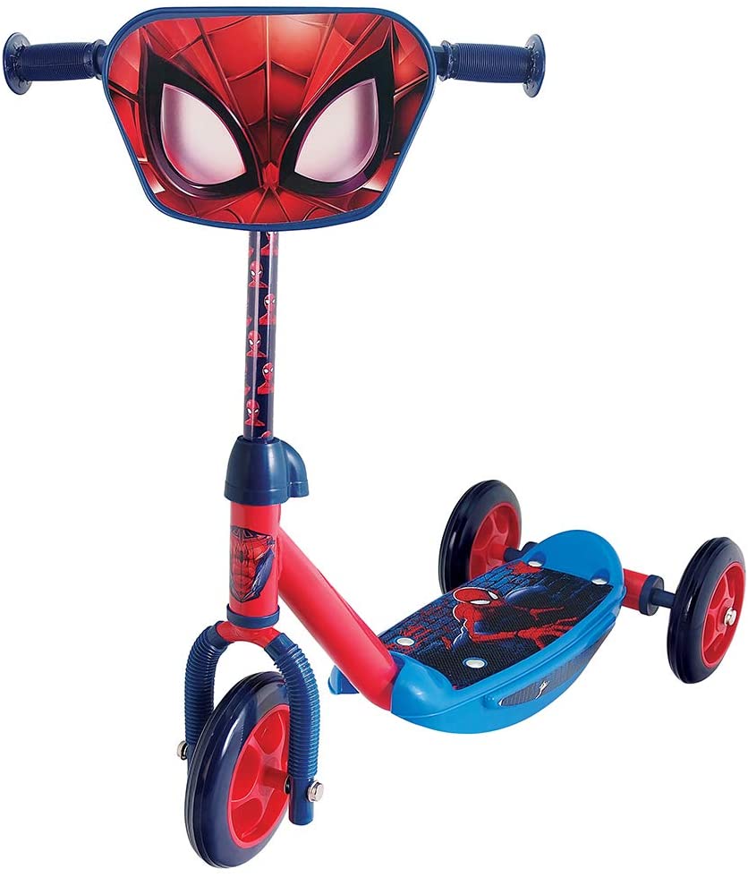 61ab3bd6c705c53c48292a917bbfd668 Monopattino Spiderman in Alluminio 3 ruote - immagine 1