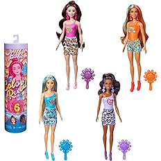 61f2cb211a8e270c32db69dd830e2258 Barbie Color Reveal Serie Arcobaleno Multicolore Ass. - immagine 1